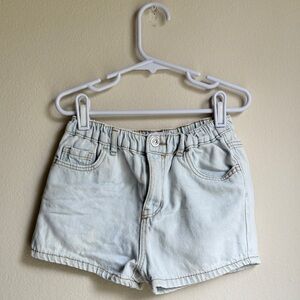 Zara Kids Girls Light Blue Denim Shorts 5T